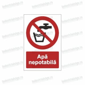 Semn Apa nepotabila