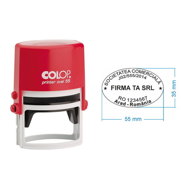 Stampila Ovala Colop 55