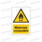 semn materiale combustibile