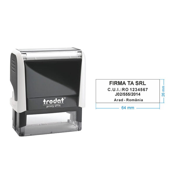 trodat 4914_dpretunghiulara